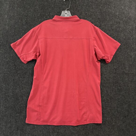 Arc'teryx Captive Polo Shirt Men's Large Red Performance Stretch Gorpcore Hiking - Picture 3 of 8